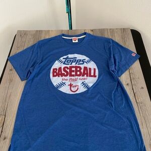 Topps Baseball The Real One Homage T Shirt Men’s Single Stitch Sleeves XL